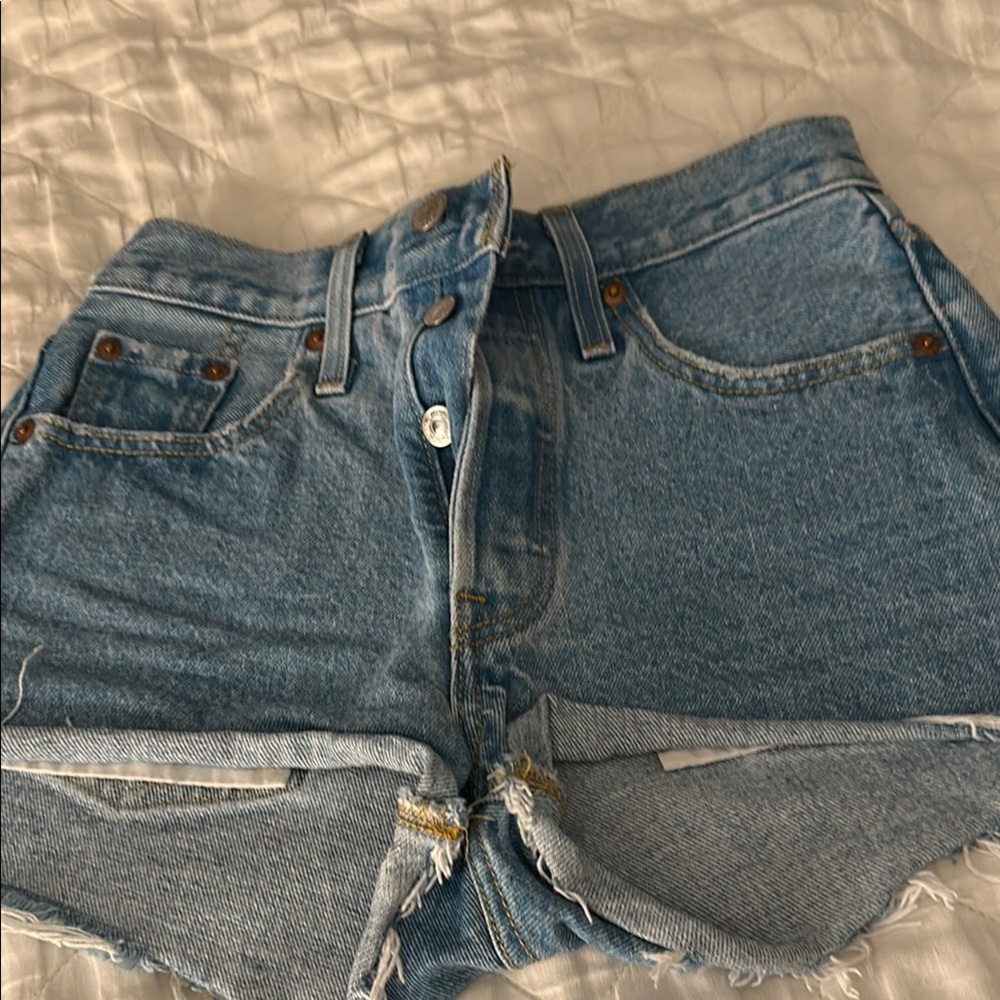 Levi’s high rise 501 Denim Blue Women's Jean Shorts